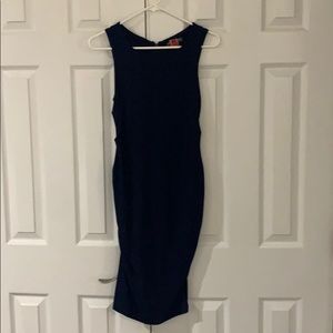 Pea in the Pod maternity navy dress Size small